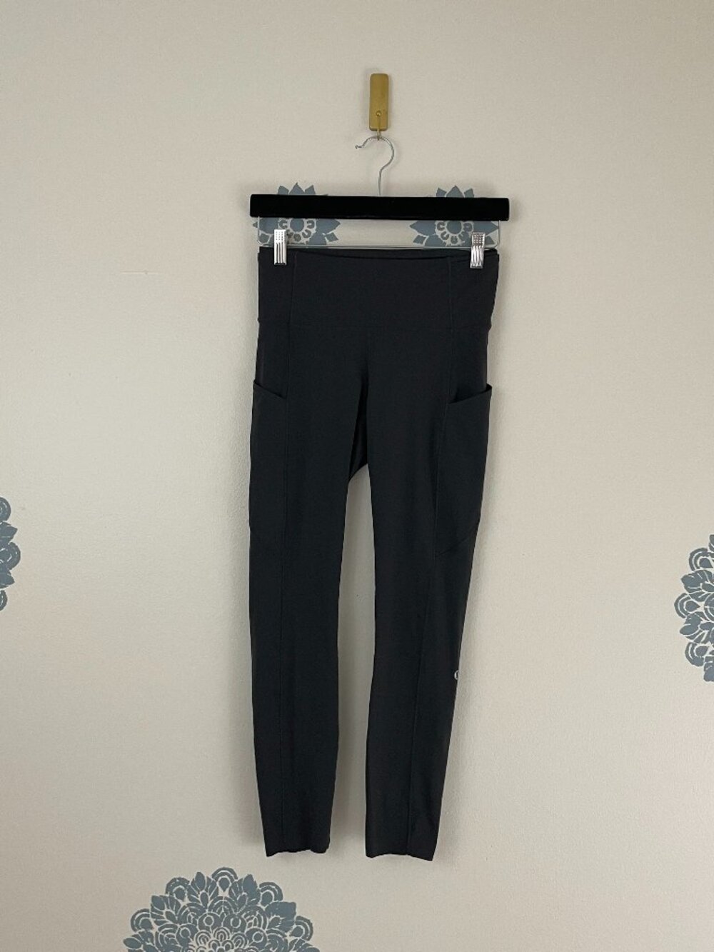 Lululemon Fast and Free Tight II 25" Non Reflective Nulux Graphite Grey Size 6